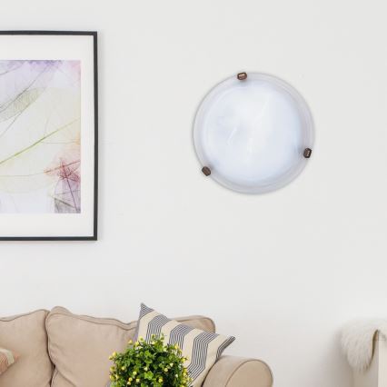 Rabalux - laevalgusti 1xE27/60W/230V alabasterklaas