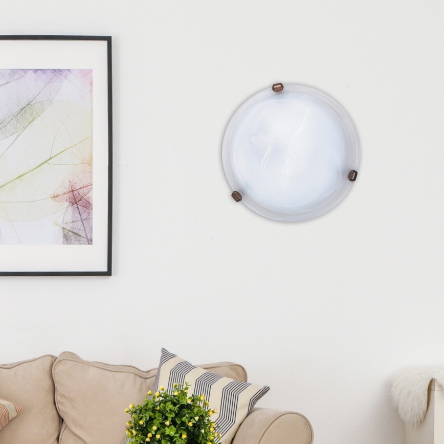 Rabalux - laevalgusti 1xE27/60W/230V alabasterklaas