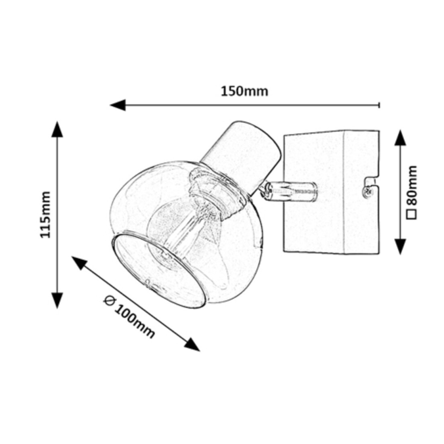 Rabalux - Kohtvalgusti seinale 1xE14/40W/230V