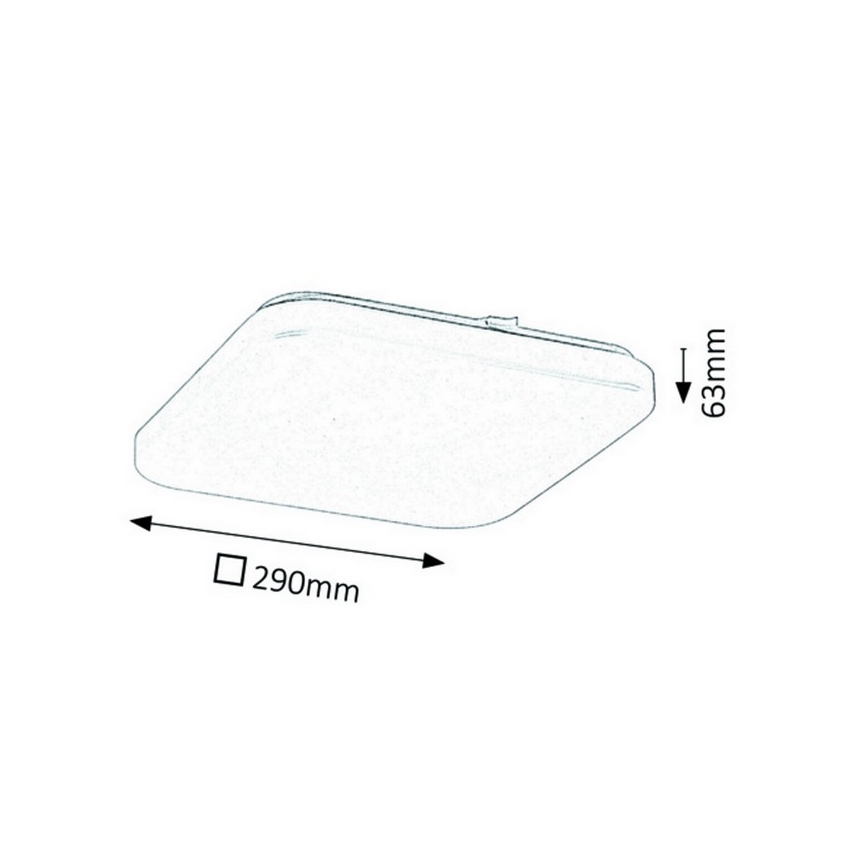 Rabalux - LED Laevalgusti 1xLED/20W/230V 29x29 cm