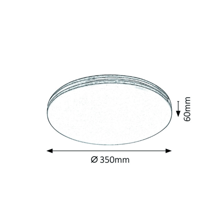 Rabalux - LED laelamp LED/18W/230V läbimõõt 35 cm