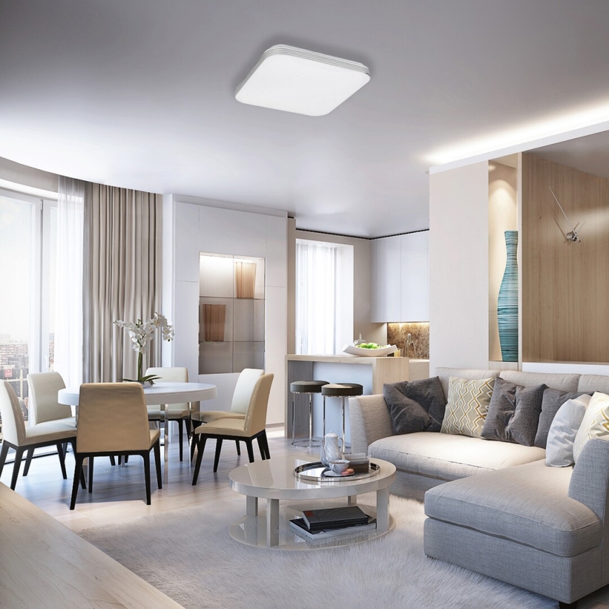 Rabalux - LED laelamp LED/36W/230V ruudukujuline 53x53 cm