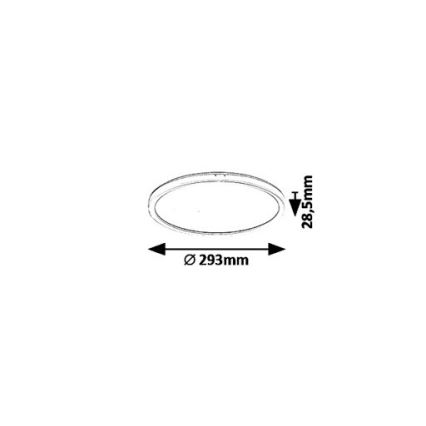 Hämardatav LED laevalgusti PAVEL LED/18W/230V