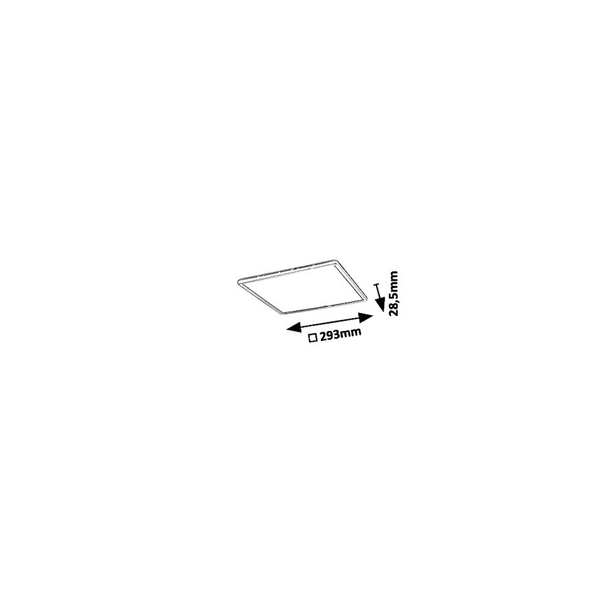 Rabalux 3429 - LED Laevalgusti PAVEL LED/18W/230V