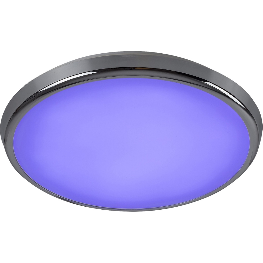 Rabalux - LED RGB Laevalgusti vannituppa LED/18W/230V d. 30 cm 3000-6500K IP44 + kaugjuhtimispult
