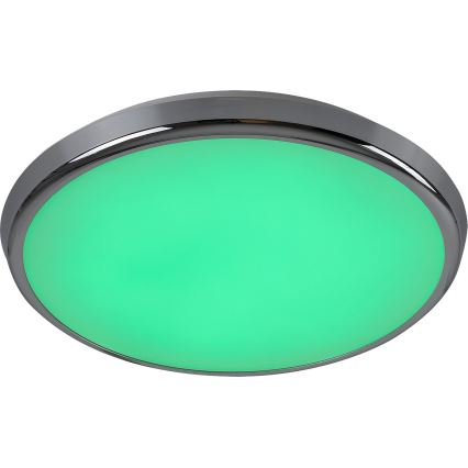 Rabalux - LED RGB Laevalgusti vannituppa LED/18W/230V d. 30 cm 3000-6500K IP44 + kaugjuhtimispult