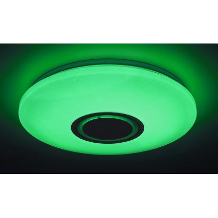 Rabalux - RGB LED Hämardatav laevalgusti kõlariga LED/24W/230V Wi-Fi + kaugjuhtimispult