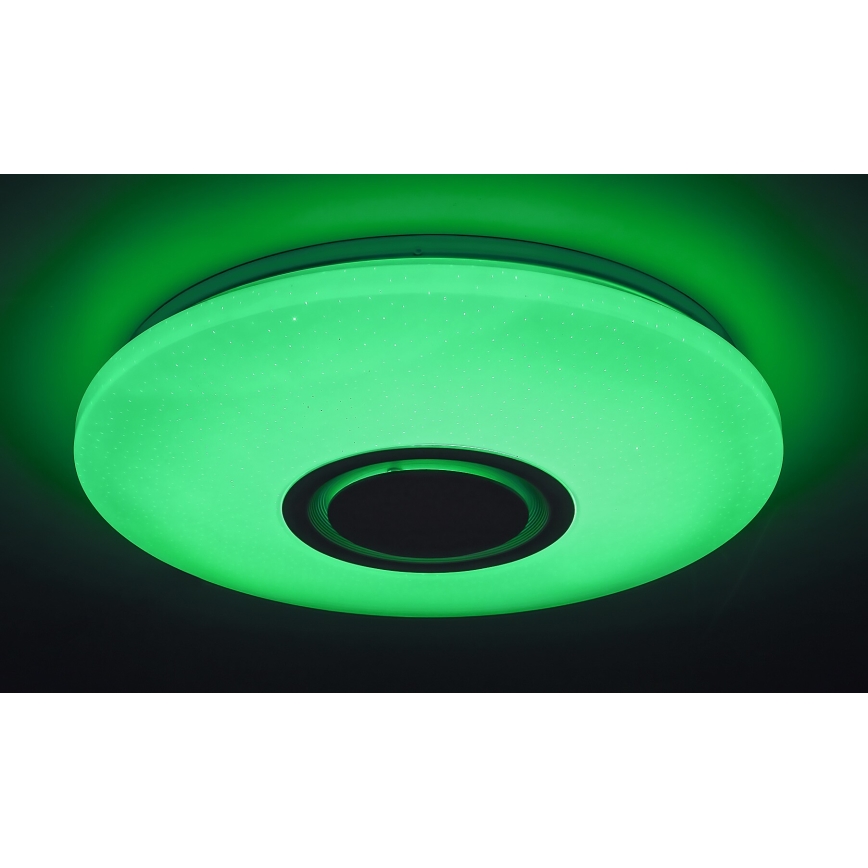 Rabalux - RGB LED Hämardatav laevalgusti kõlariga LED/24W/230V Wi-Fi + kaugjuhtimispult