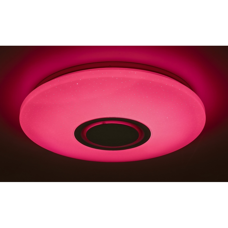 Rabalux - RGB LED Hämardatav laevalgusti kõlariga LED/24W/230V Wi-Fi + kaugjuhtimispult