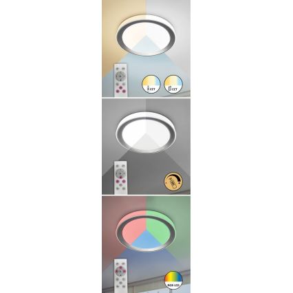 Rabalux - LED RGB hämardatav laelamp LED/40W/230V 2700-6500K Wi-Fi Tuya Ø 51 cm + kaugjuhtimispult
