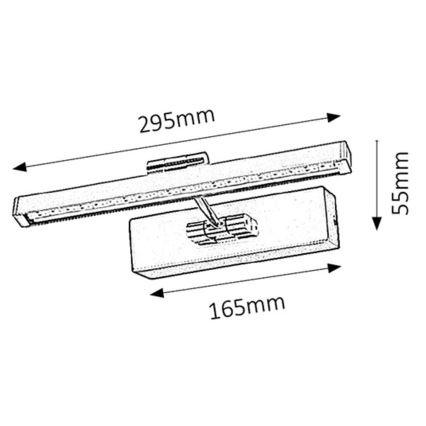 Rabalux - LED Pildivalgusti LED/5W/230V