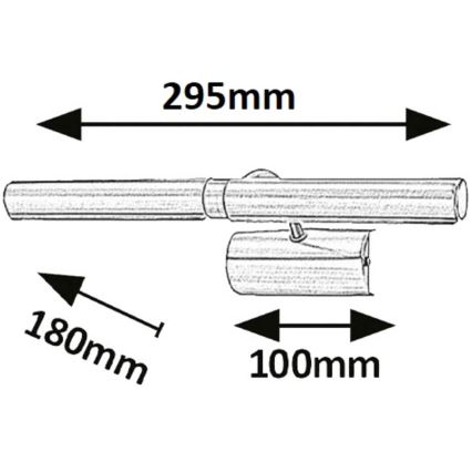 Rabalux 3644 - LED pildi valgusti 2xG9/2W/230V