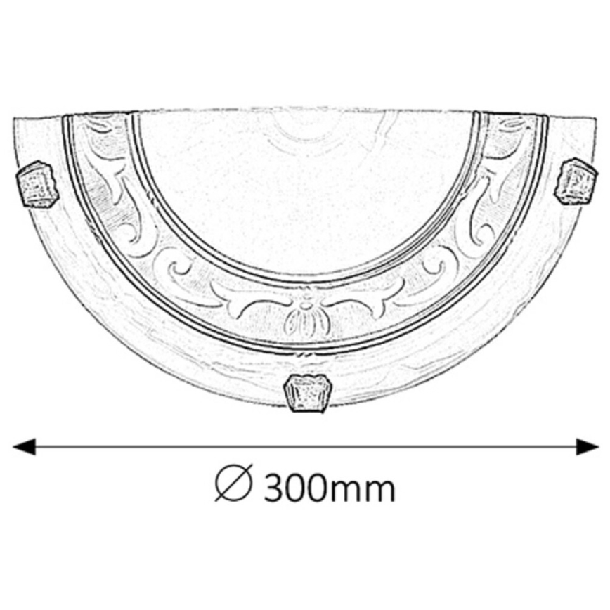 Rabalux 3712 - Seinavalgusti LARETTA 1xE27/60W/230V