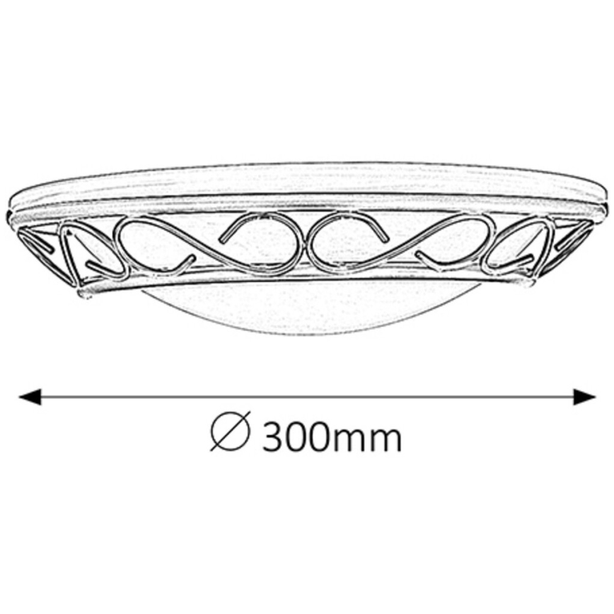 Rabalux 3721 - Seinavalgusti ATHEN 1xE14/60W/230V