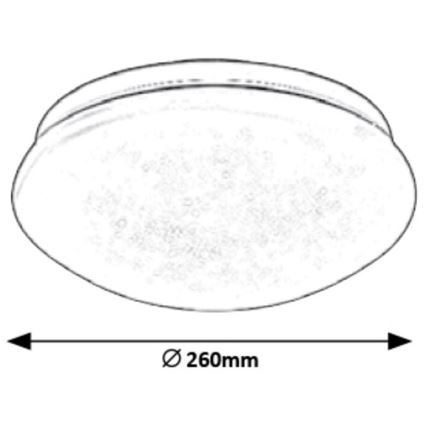 Rabalux - LED Laevalgusti LED/12W/230V d. 26 cm