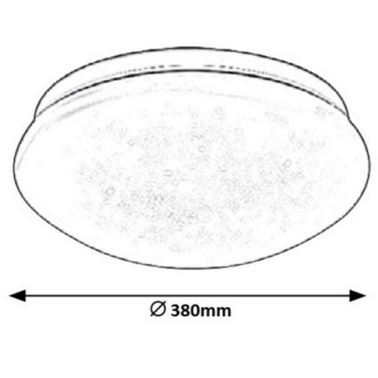 Rabalux - LED Laevalgusti LED/24W/230V d. 38 cm