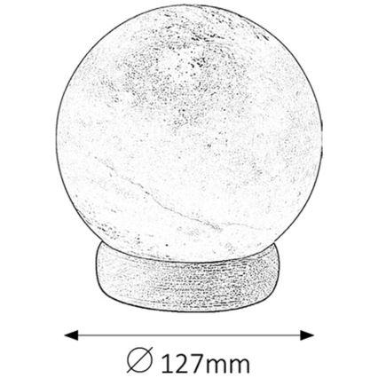 Rabalux - Soolalamp 1xE14/15W/230V 2,6 kg