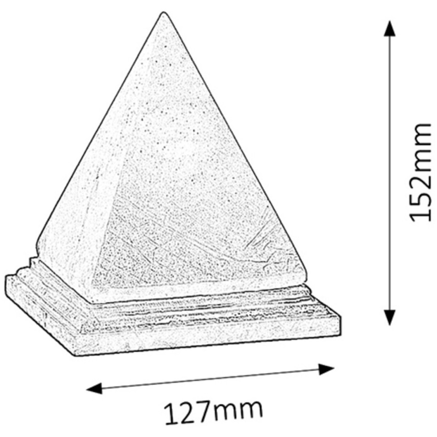Rabalux - Soolalamp 1xE14/15W/230V 2,8 kg