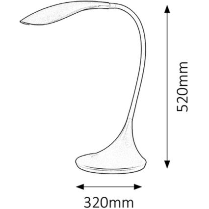 Rabalux - LED Hämardatav lamp 1xLED/4,5W/230V