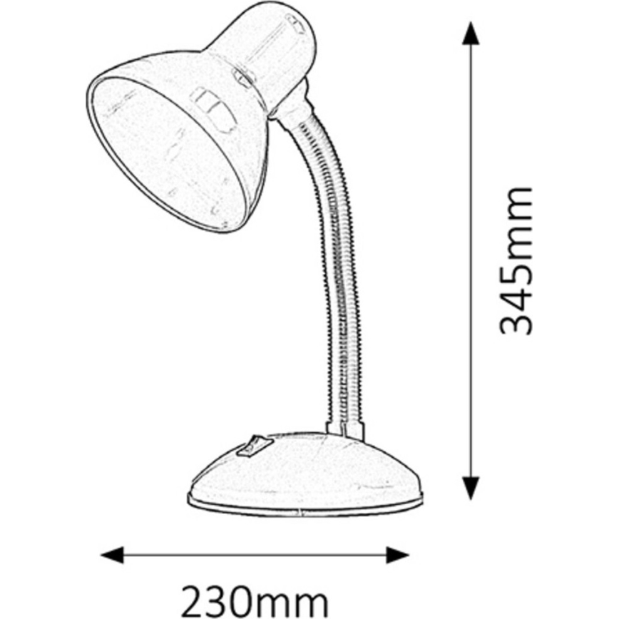 Rabalux - Laualamp 1xE27/40W/230V