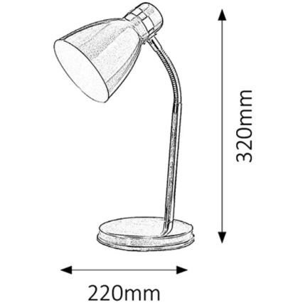 Rabalux - Laualamp 1xE14/40W/230V