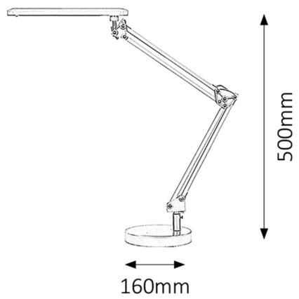 Rabalux - LED Laualamp 1xLED/5,6W/230V