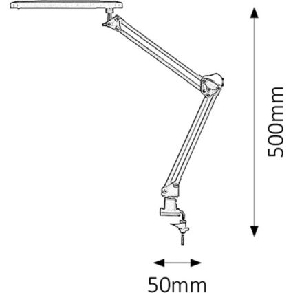 Rabalux 4419 - LED laualamp RAUL LED/5,6W/230V