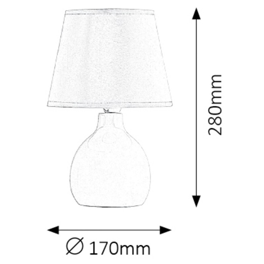 Rabalux - Laualamp 1xE14/40W/230V