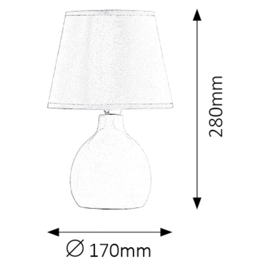 Rabalux - Laualamp 1xE14/40W/230V