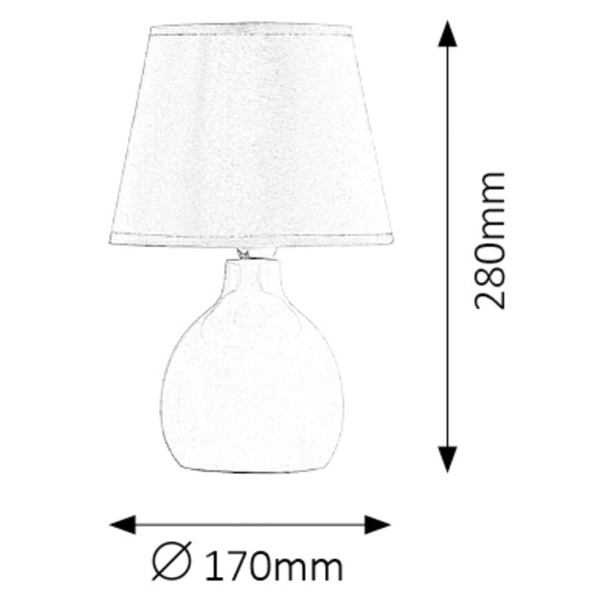 Rabalux - Laualamp 1xE14/40W/230V