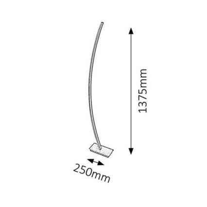 Rabalux - LED-põrandalamp 1xLED/26W/230V