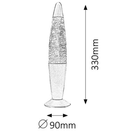 Rabalux 4533 - Dekoratiivne lamp MILIE RGB 0,9W