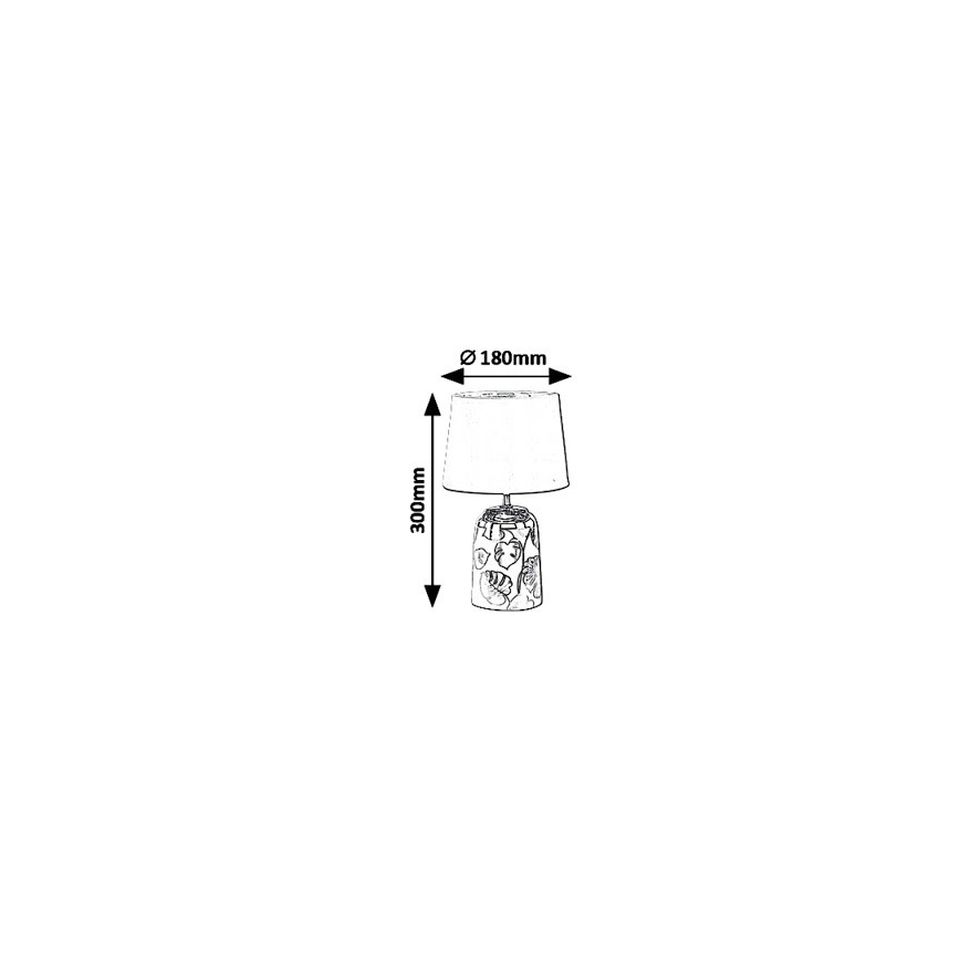 Rabalux - Laualamp 1xE14/40W/230V