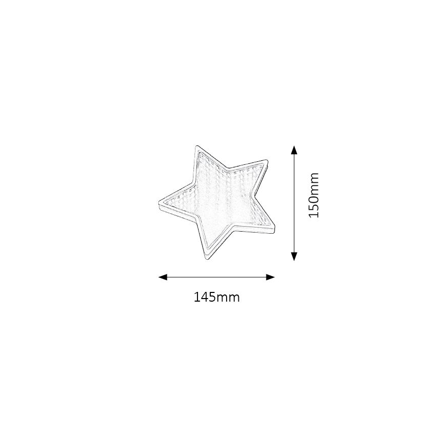 Rabalux - LED Laualamp lastetuppa 1xLED/0,5W/3xAAA