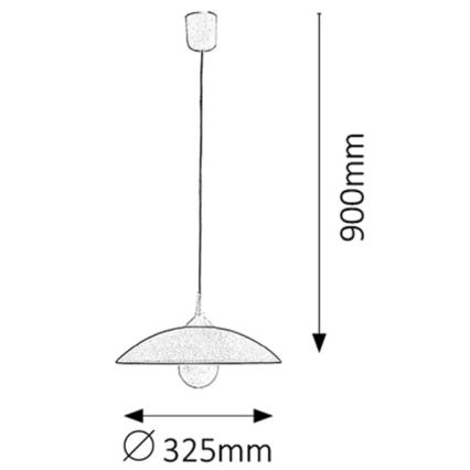 Rabalux 4613 - lühter CUPOLA RANGE 1xE27/60W/230V