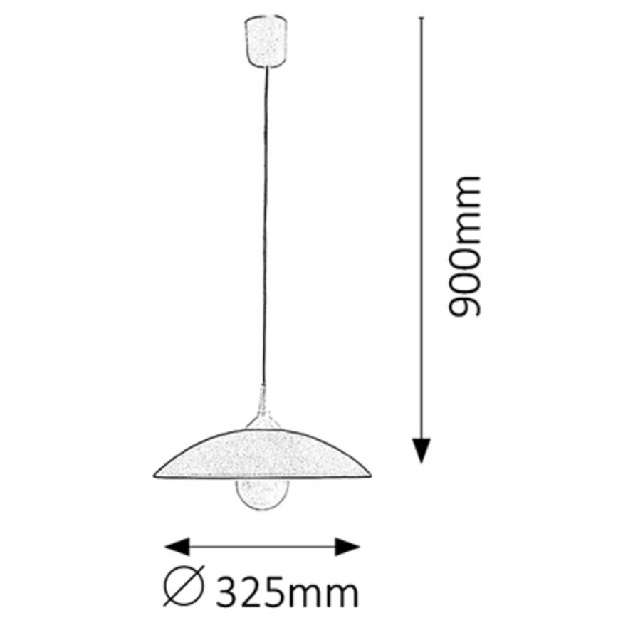 Rabalux 4613 - lühter CUPOLA RANGE 1xE27/60W/230V