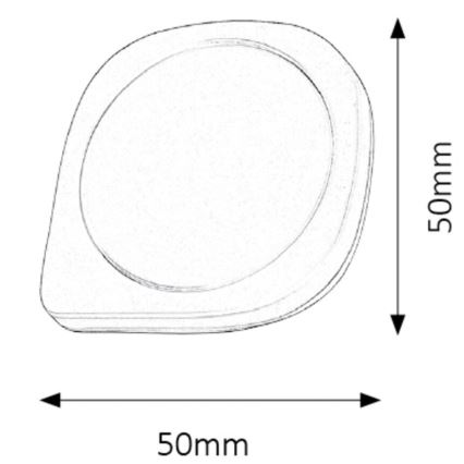 Rabalux - LED valgusti anduriga LED/0,5W/230V 2700K valge