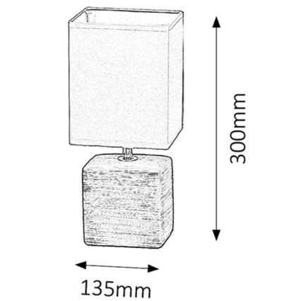 Rabalux - Laualamp 1xE14/40W/230V