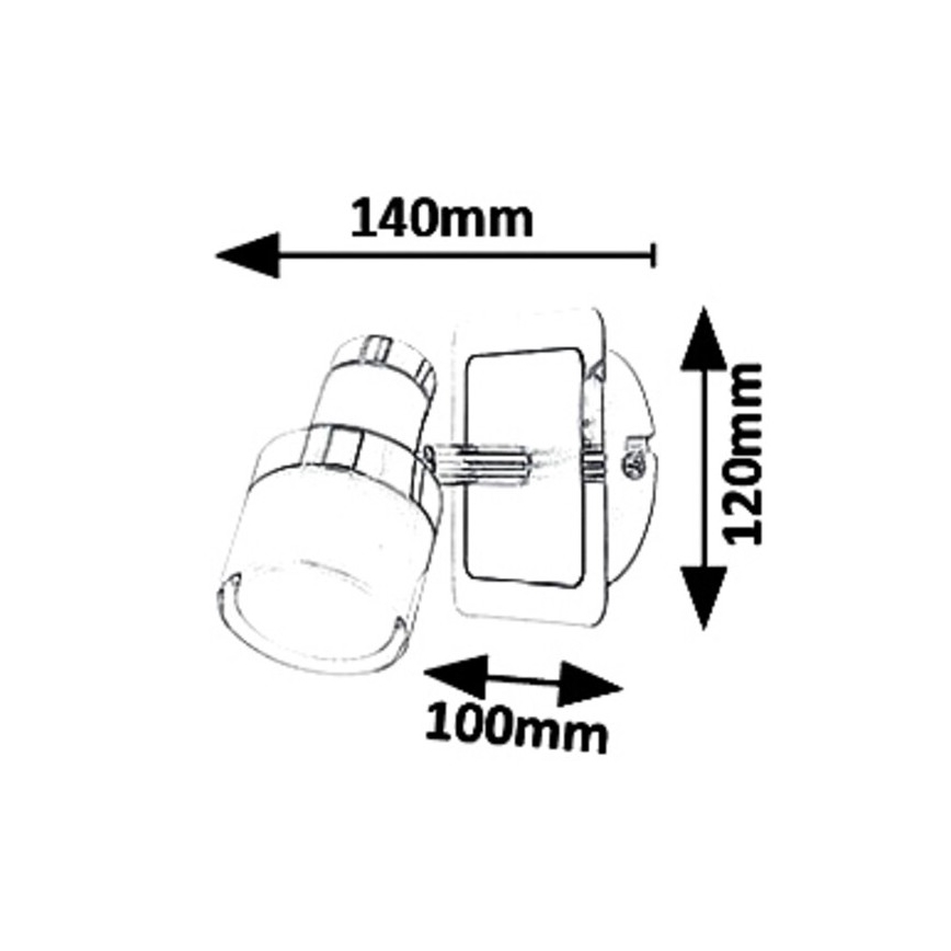Rabalux - LED Kohtvalgusti seinale LED/5W/230V IP44