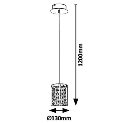 Rabalux 5043 - LED Lühter ASTRELLA LED/6W/230V