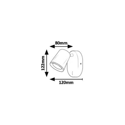 Rabalux 5045 - LED Kohtvalgusti seinale SOLANGE LED/6W/230V