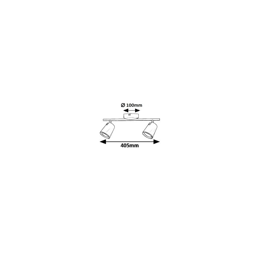 Rabalux - LED Kohtvalgusti SOLANGE 2xLED/6W/230V