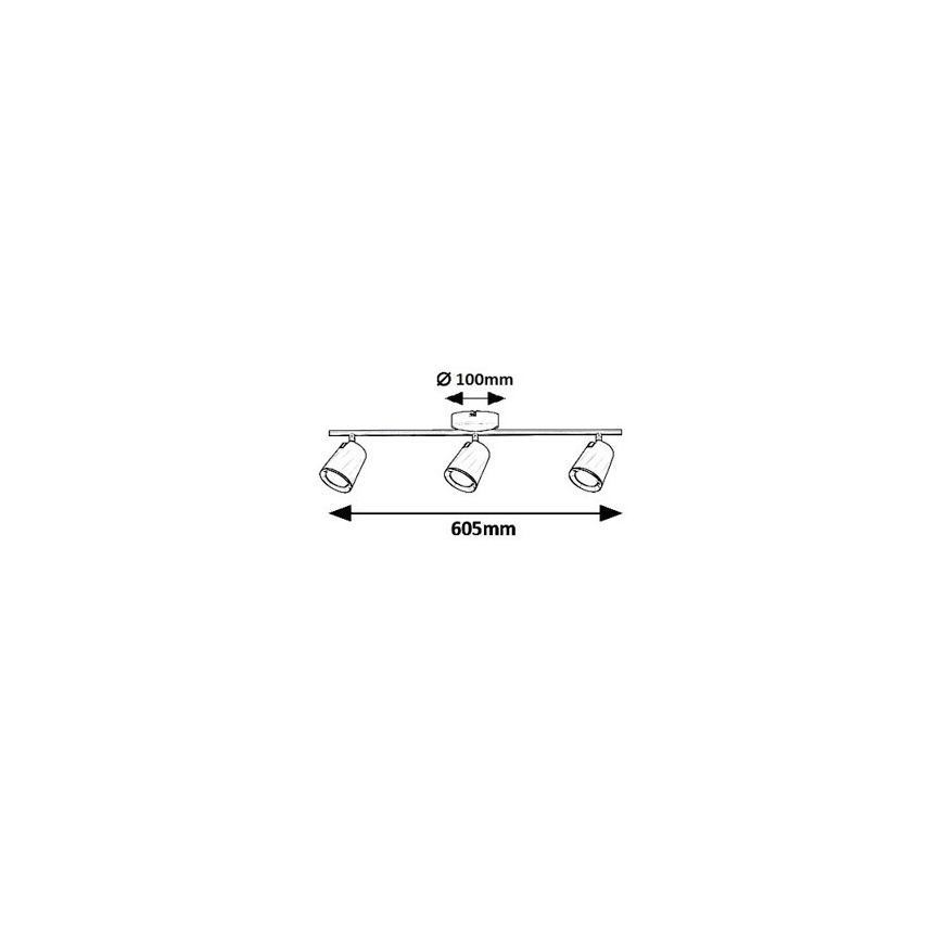 Rabalux - LED Kohtvalgusti 3xLED/6W/230V