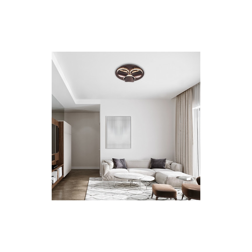 Rabalux - hämardatav LED-laelamp CAPRIANA LED/18W/230V, läbimõõt 38 cm