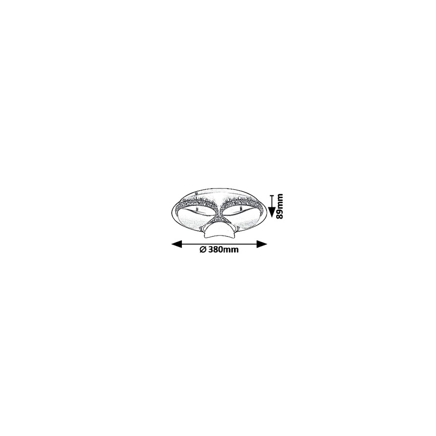 Rabalux 5050 - LED Hämardatav laevalgusti CAPRIANA LED/18W/230V