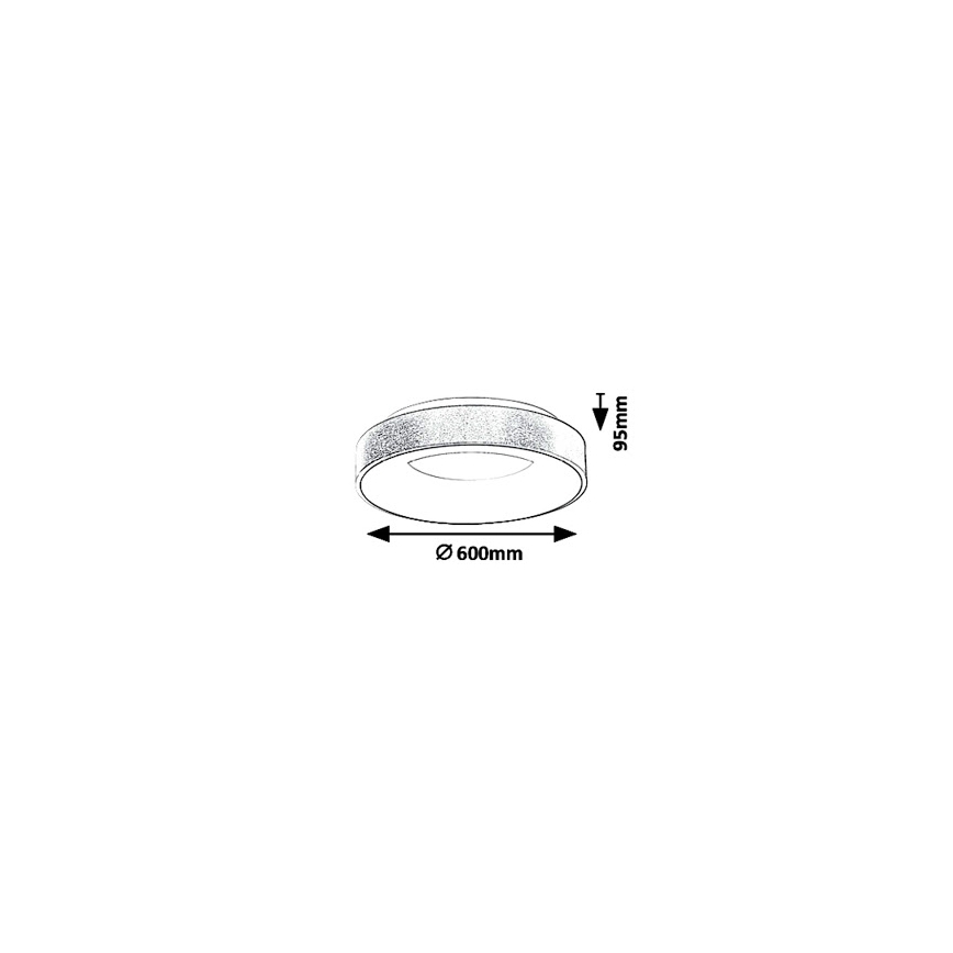 Rabalux 5053 - LED-laevalgusti CARMELA LED/50W/230V