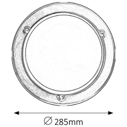 Rabalux - Laevalgusti 1xE27/60W/230V d. 28,5 cm
