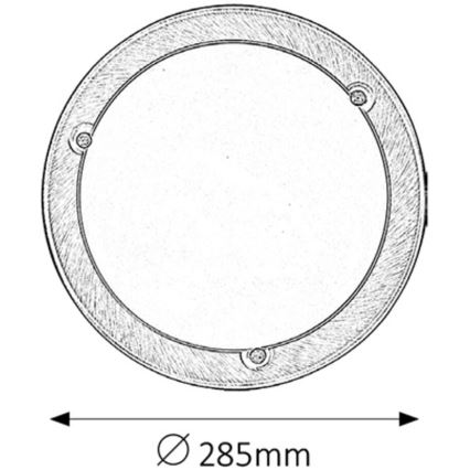 Rabalux - Laevalgusti 1xE27/60W/230V d. 28,5 cm