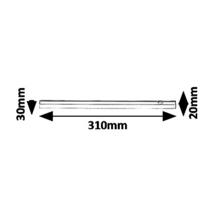 LED Ripplaevalgusti GREG LED/4W/230V