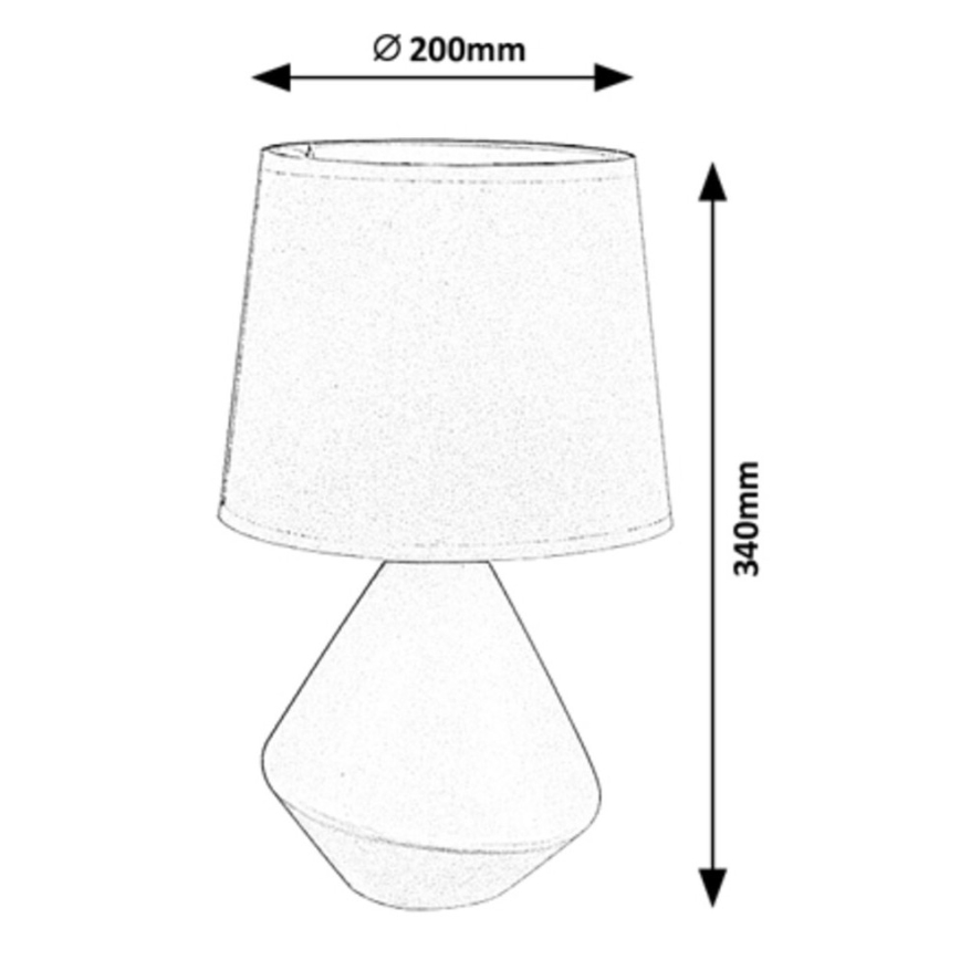 Rabalux - Laualamp WENDY 1xE14/40W/230V hall